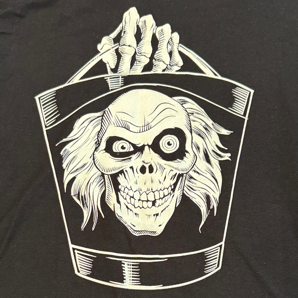 Black Graphic T-Shirt Disneyland hat box ghost glow long sleeve men’s xl